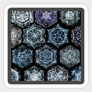 Perfectly Imperfect Snowflakes Sticker